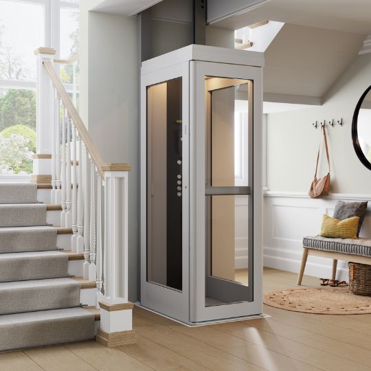 Bruno® Home Elevator Near Staircase 
