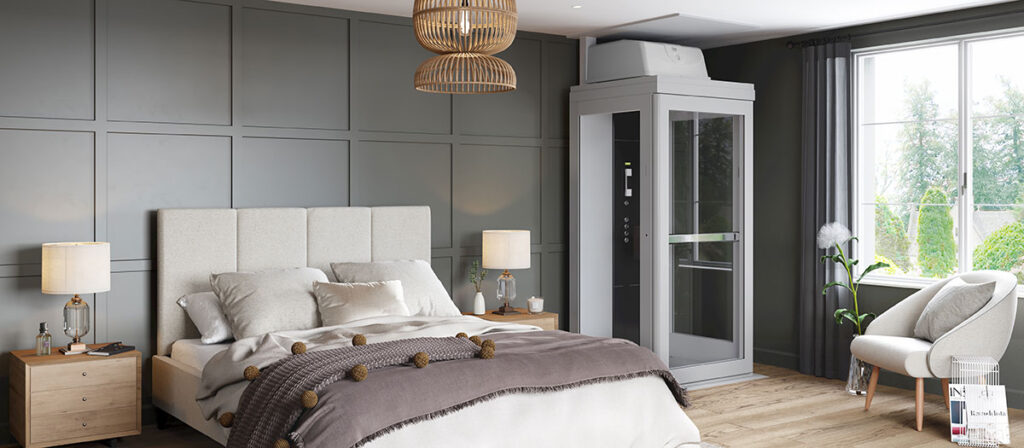 Bruno® Home Elevator in bedroom